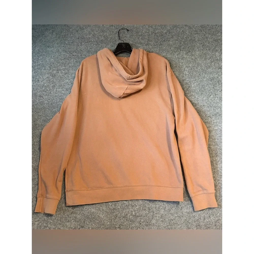 Jordan Flight Hoodie Mens Medium Orange DA9816-256 Essentials Sweatshirt